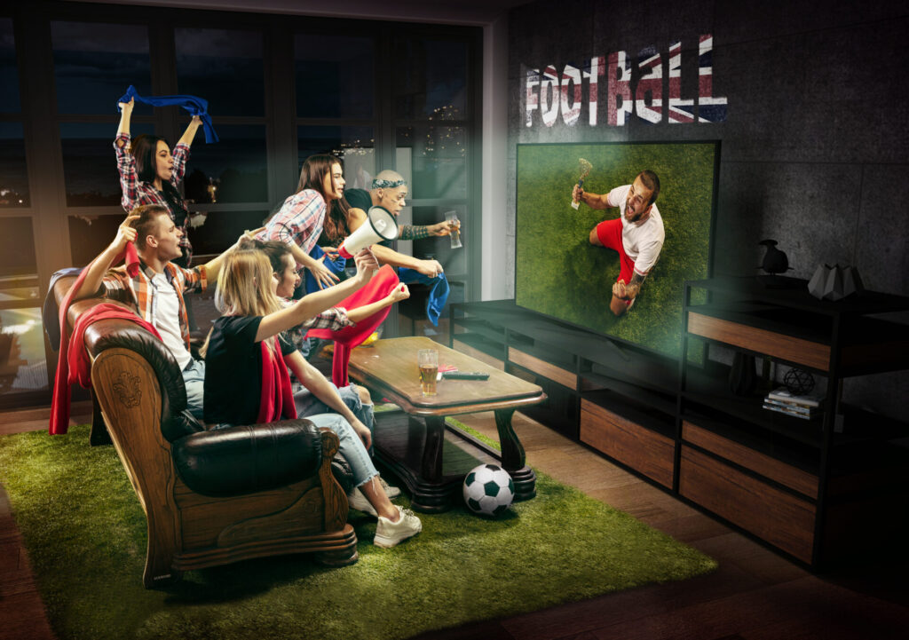 Regarder le sport avec Atlas Pro ONTV IPTV sur grand écran